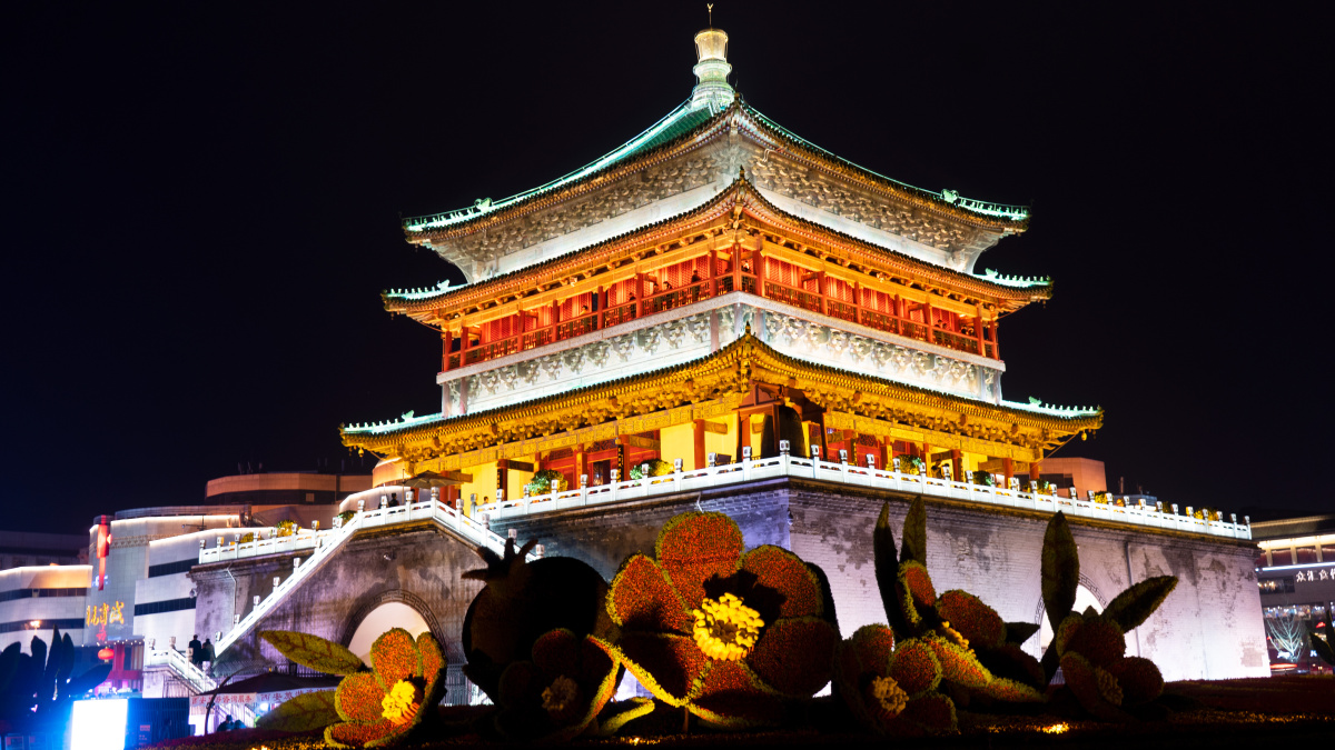 西安之旅-钟楼鼓楼