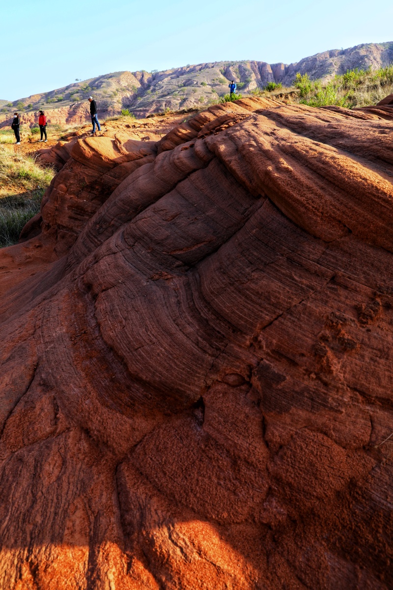 时光年轮波浪谷绝美的红砂岩丹霞地貌