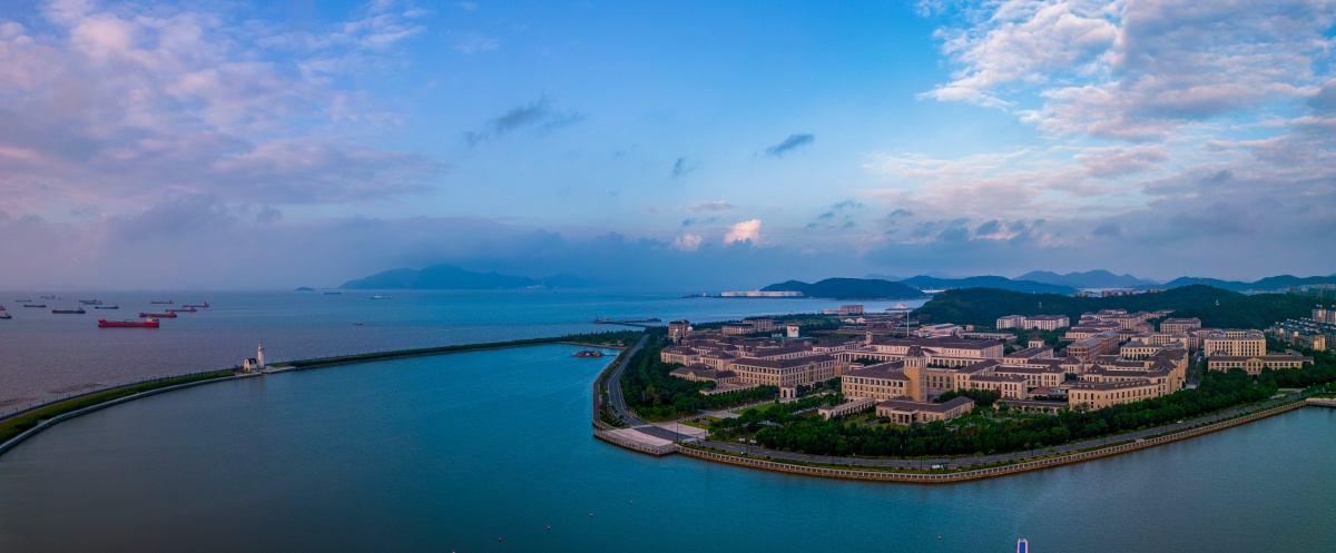 美丽的舟山群岛航拍接片