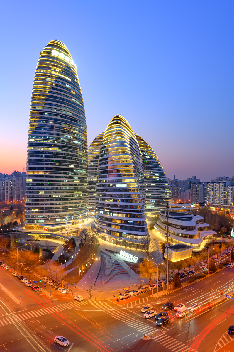 北京望京soho夜景 - 摄影师涂良波 - 图虫