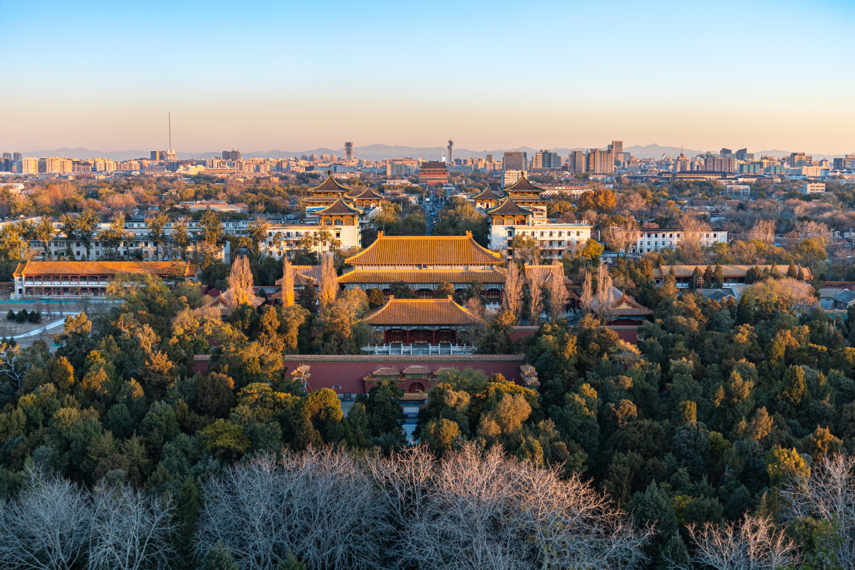 帝都中轴线日出