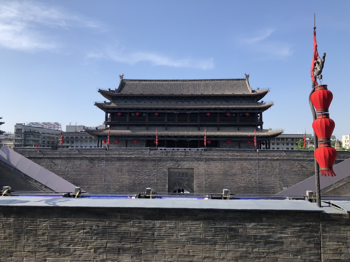 西安城墙的永宁门