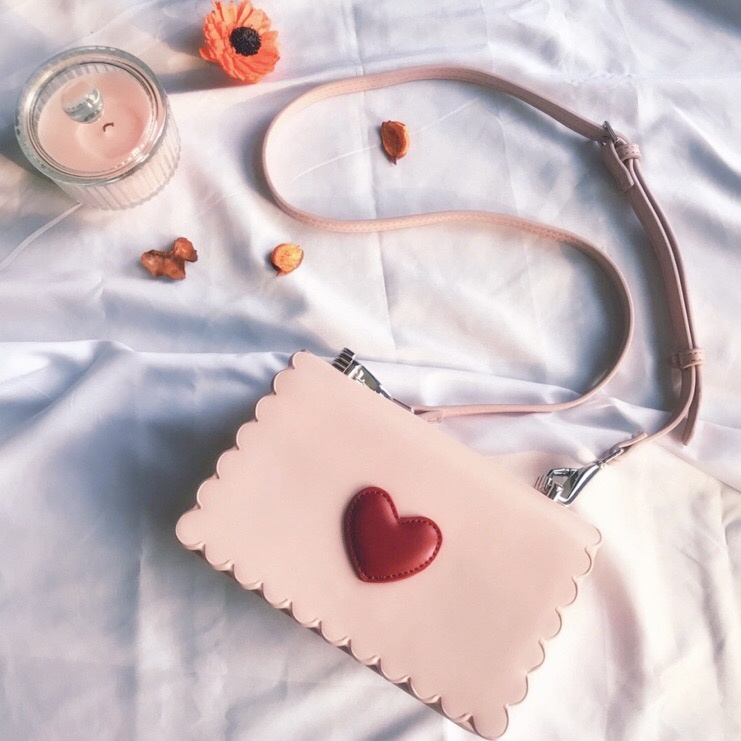 小ck爱心包包78这个色调真的好舒服爱心包包粉粉嫩嫩的好少女嘻嘻