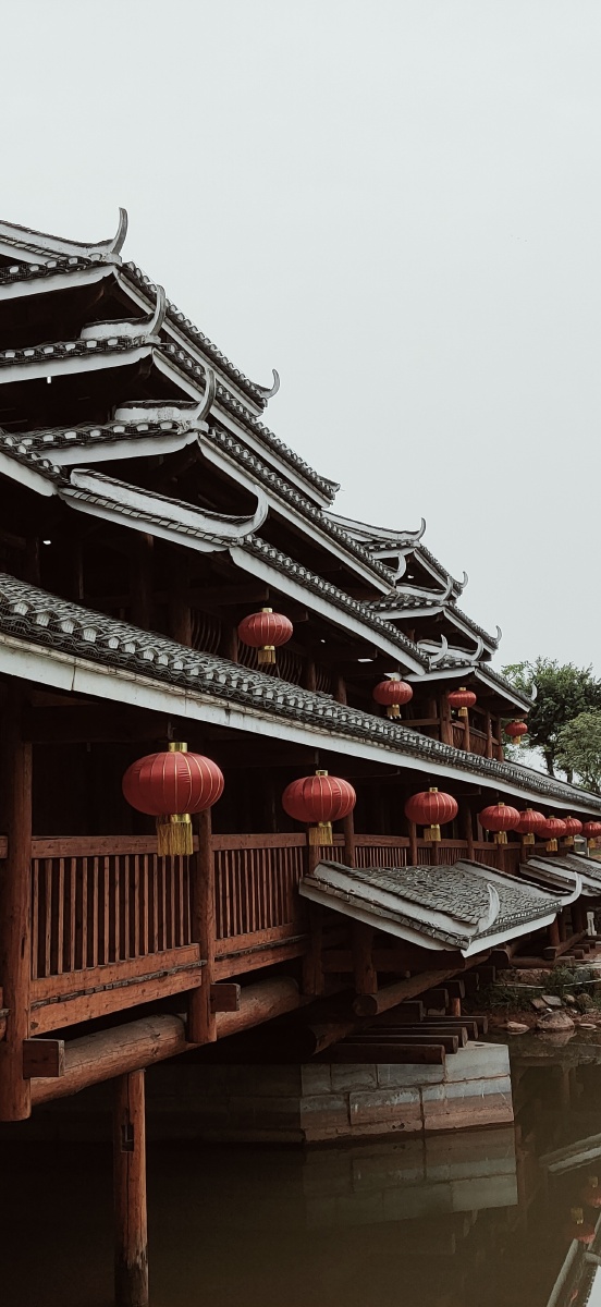 南宁民族村风雨桥