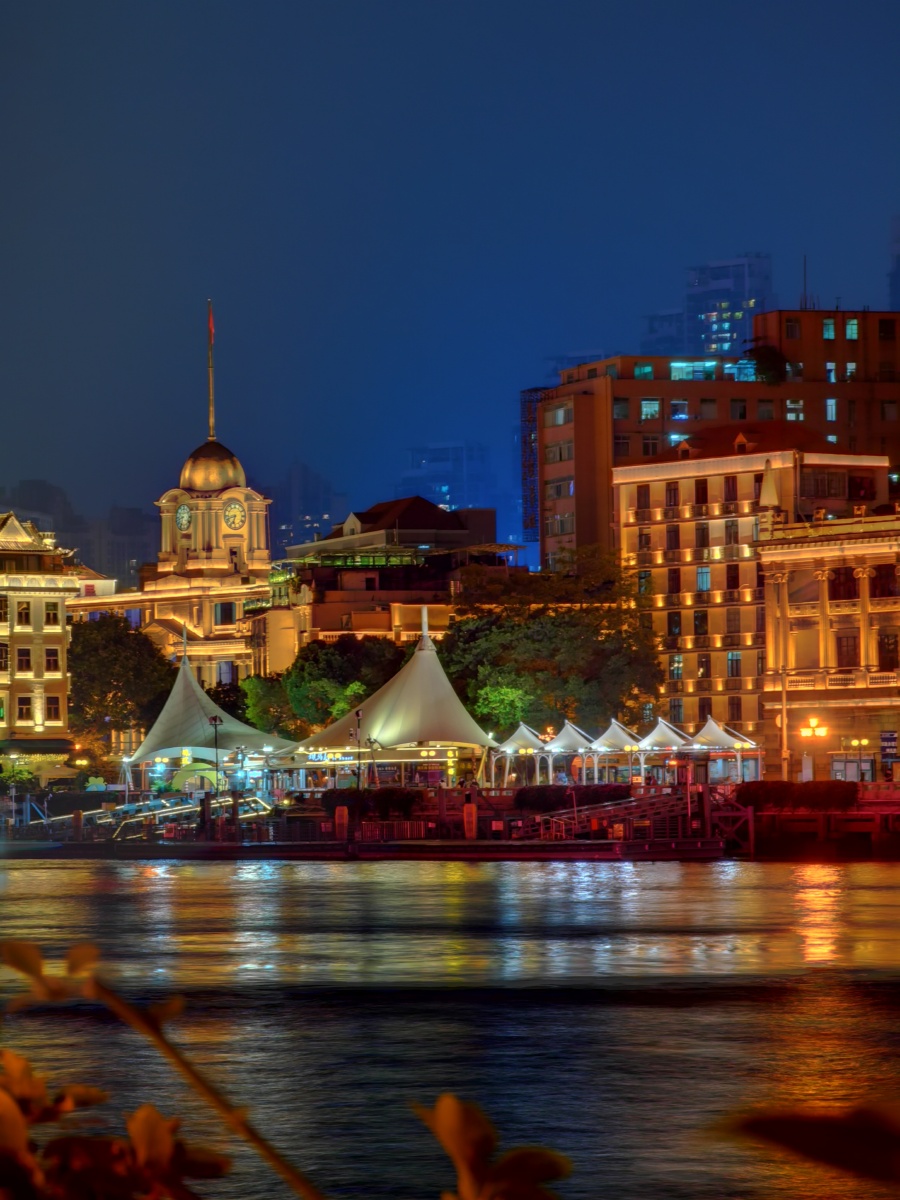 粤海关南方大厦夜摄