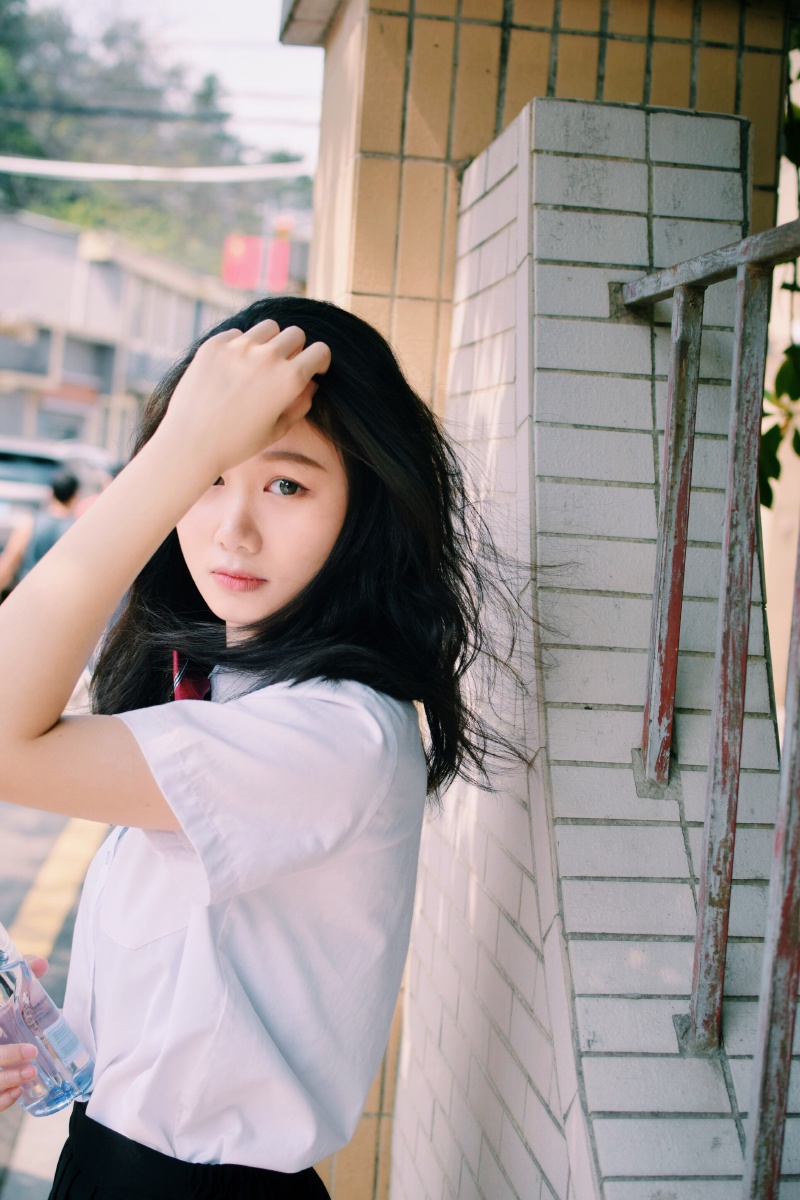 青春校园写真美好的一天从现在开始