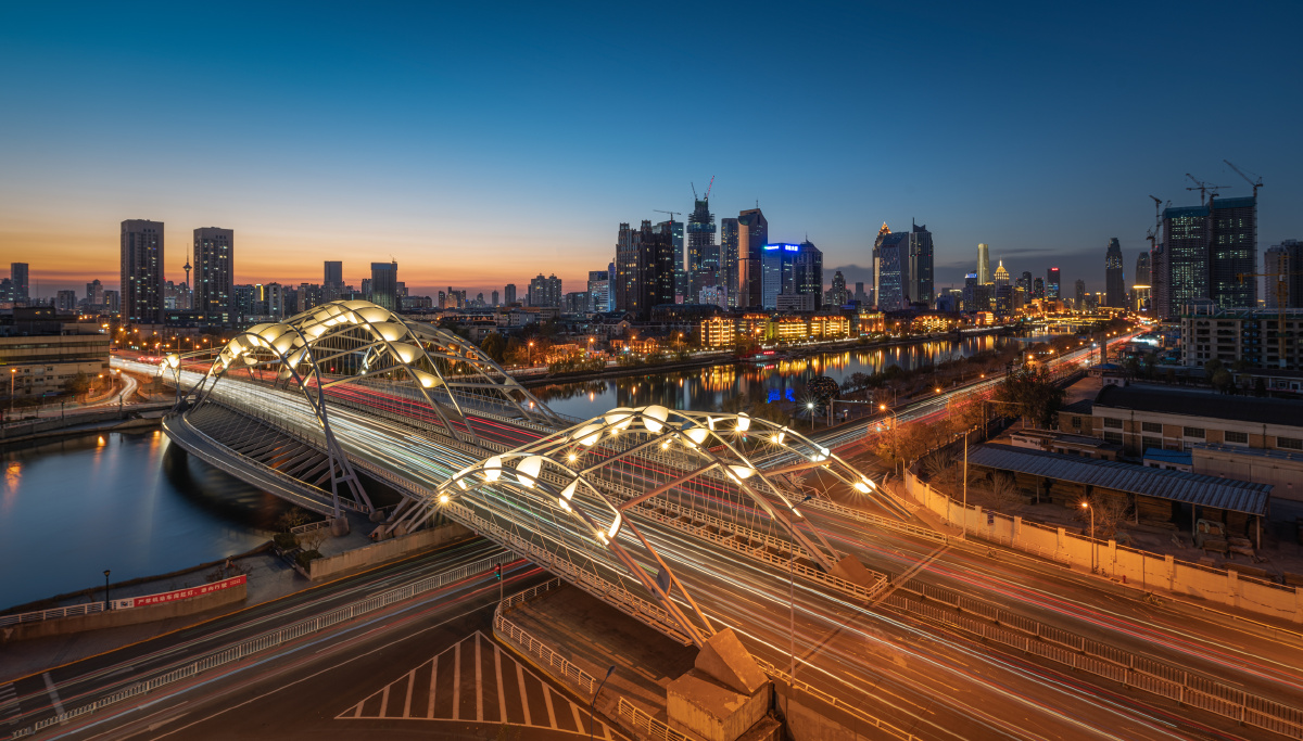 直沽桥夜景