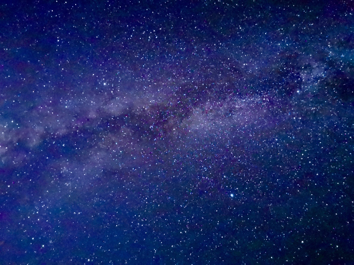 华为p40pro拍摄银河系星空