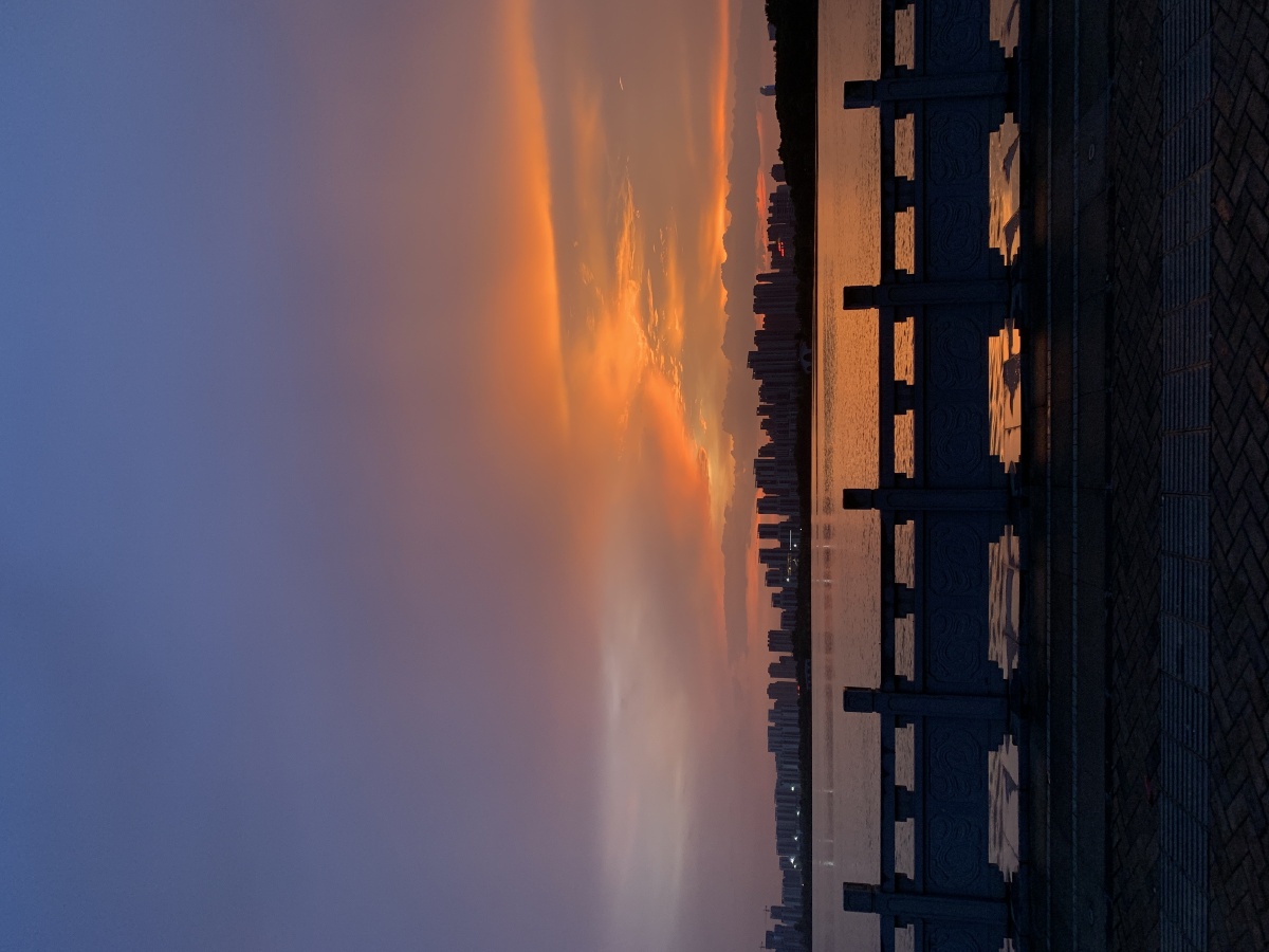 江西南昌象湖公园晚霞随拍