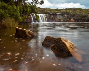 Beach Waterfall