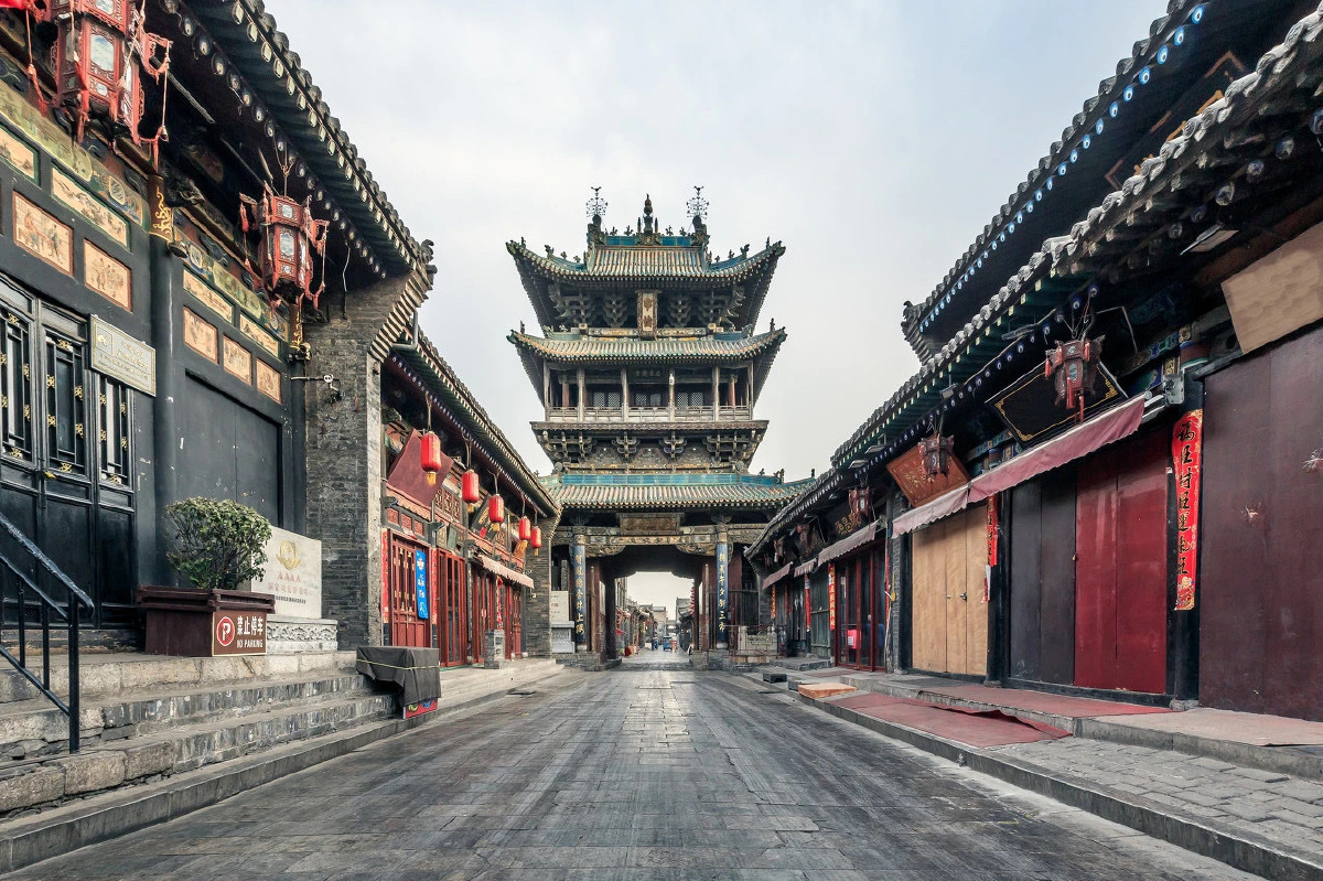 平遥古城沧桑城墙古朴街巷充满历史感的票号镖局县衙文庙67