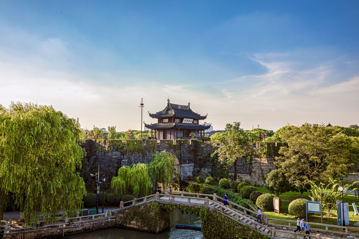 苏州盘门夜景