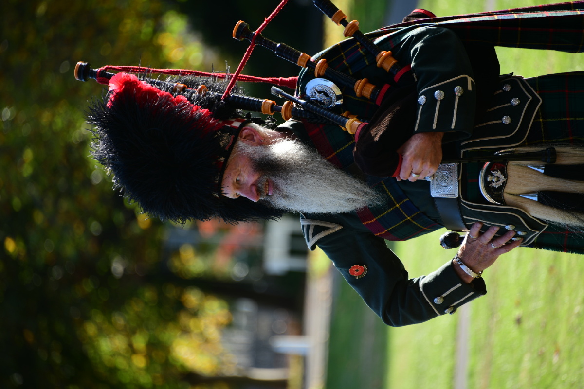苏格兰风笛手,新西兰基督城公园游玩偶遇,随拍.