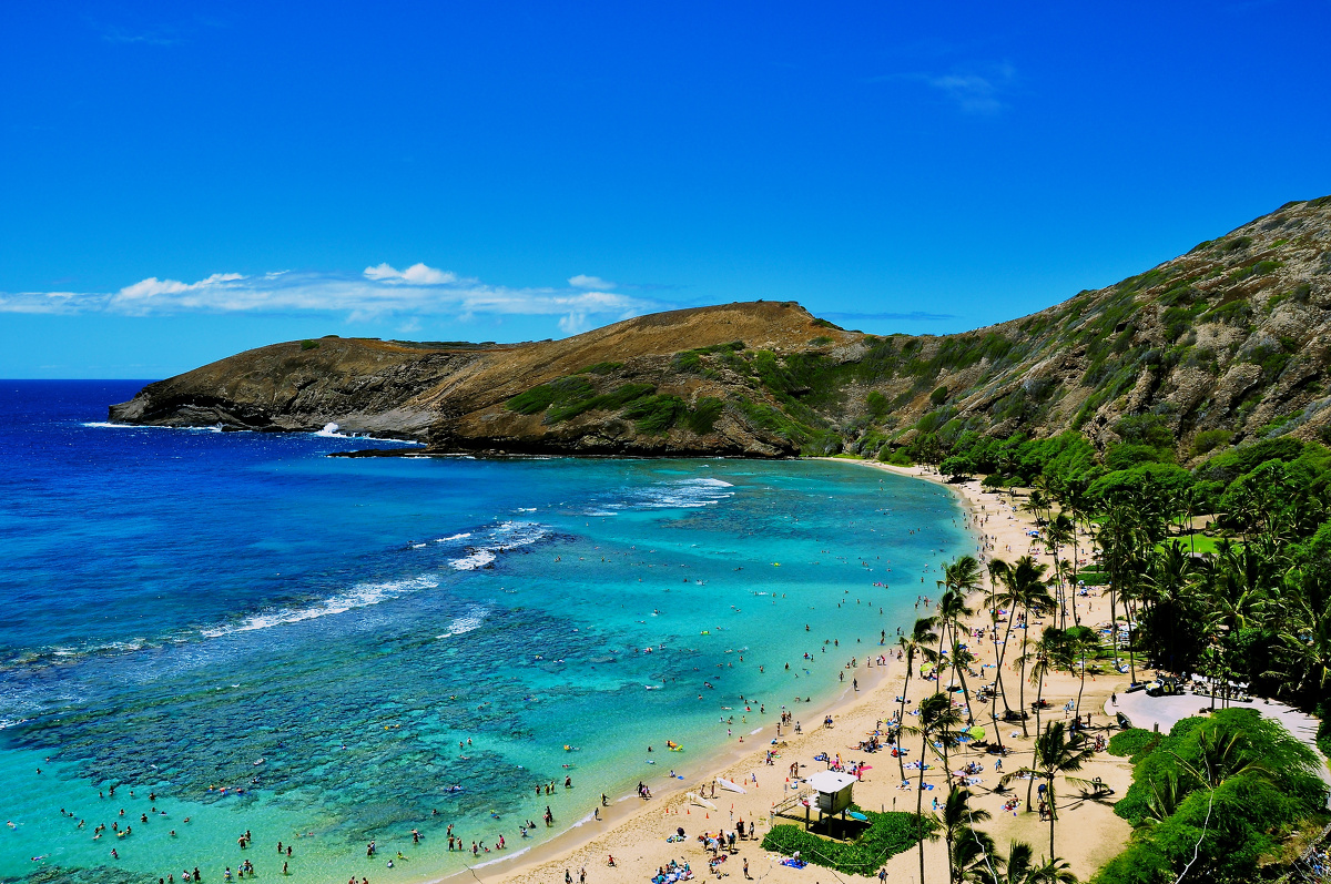 恐龙湾hanaumabay夏威夷