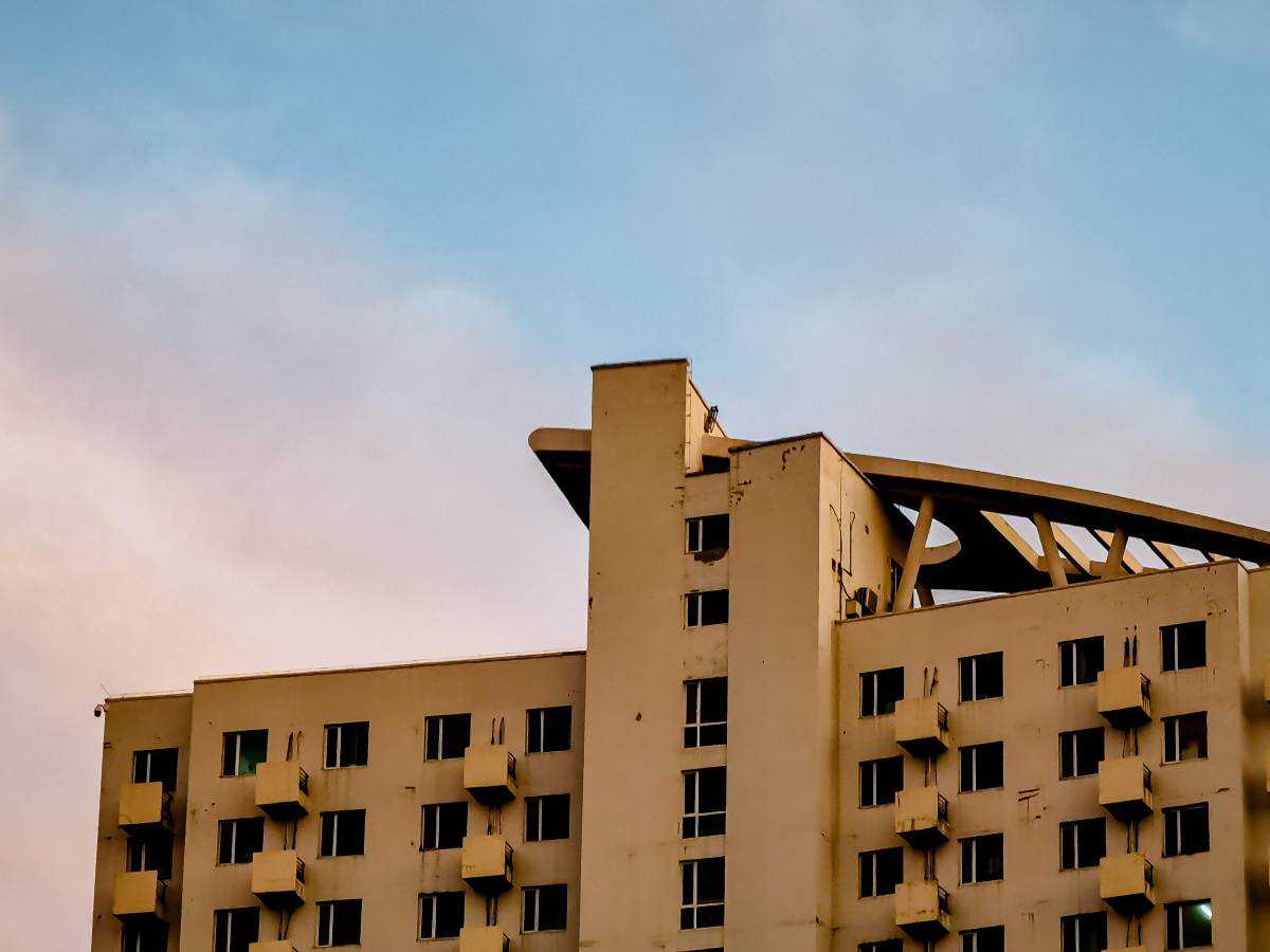 北航大运村傍晚