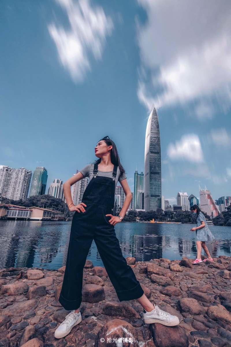 深圳荔枝公园大广角美女写真