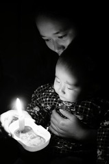妈妈的烛光