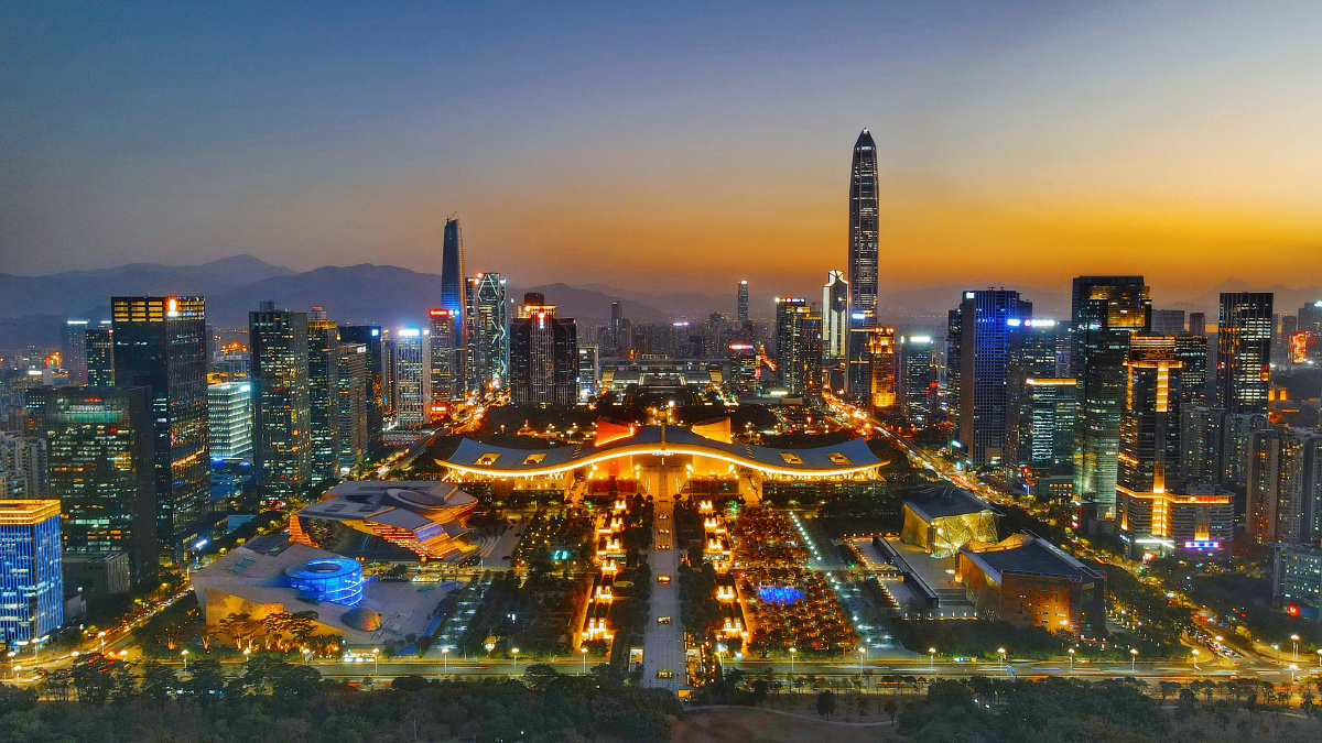 深圳福田cbd全貌