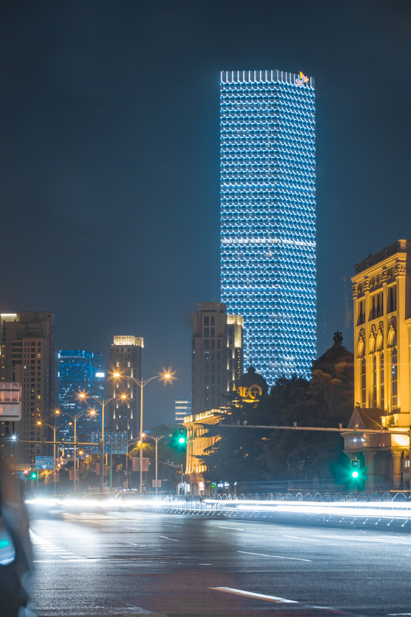 上海浦东新地标sk大厦