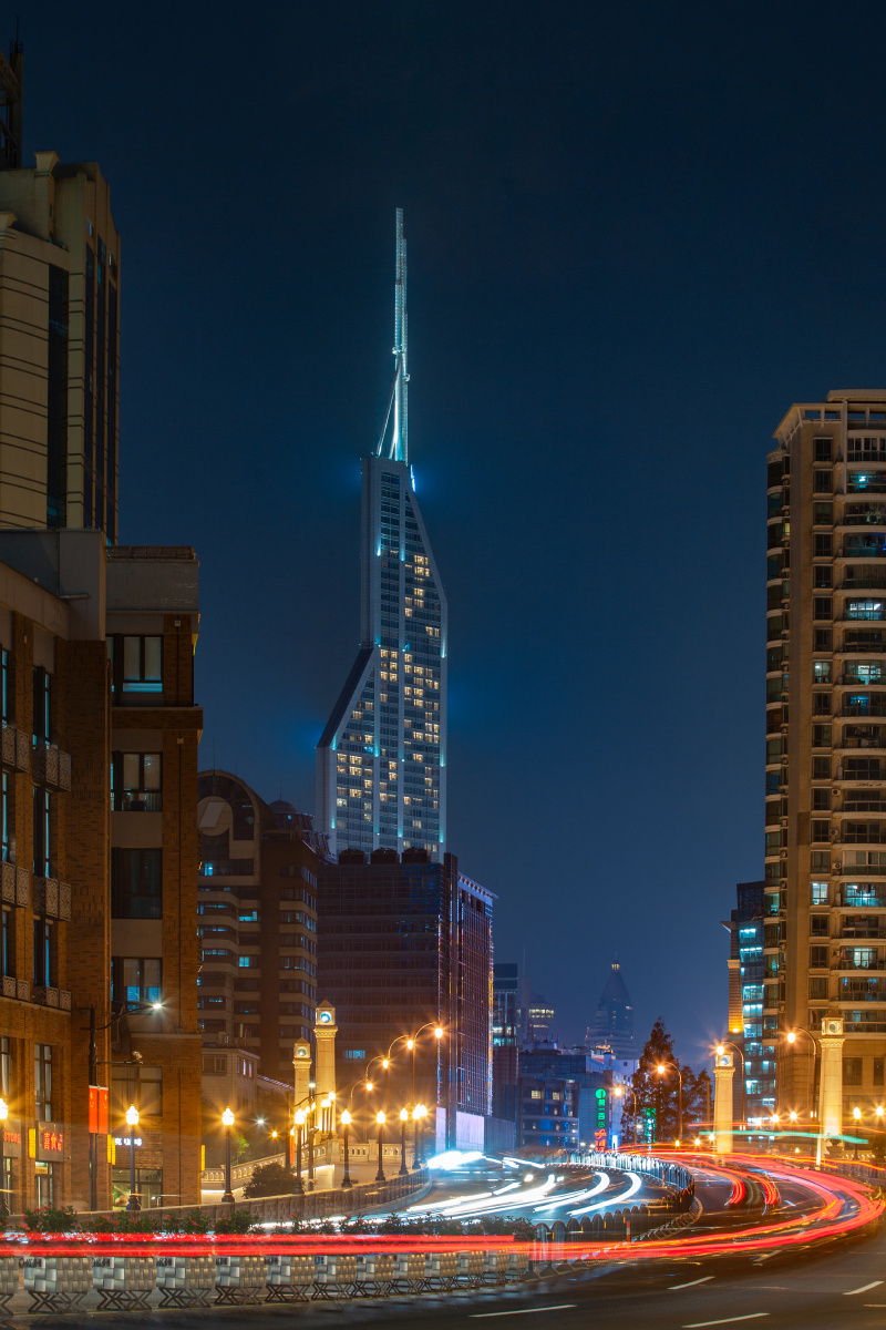 上海世茂大厦夜景
