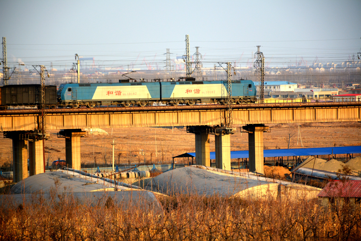 大秦-津山铁路拍车