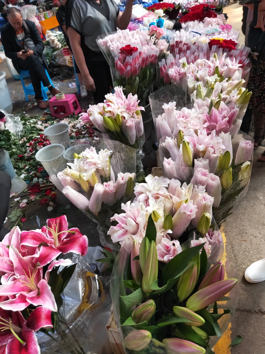 斗南花卉市场各种鲜花超级漂亮