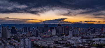 壮丽晚霞