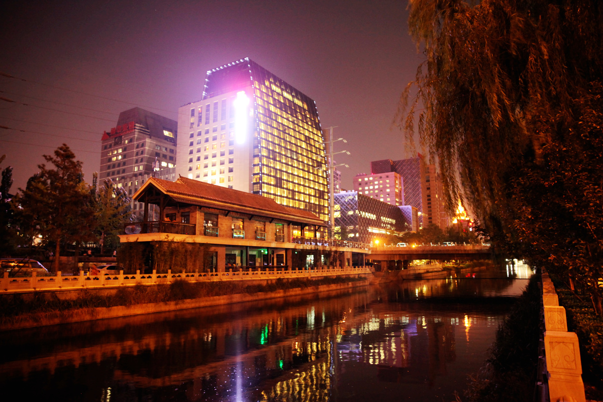 北京北二环夜景