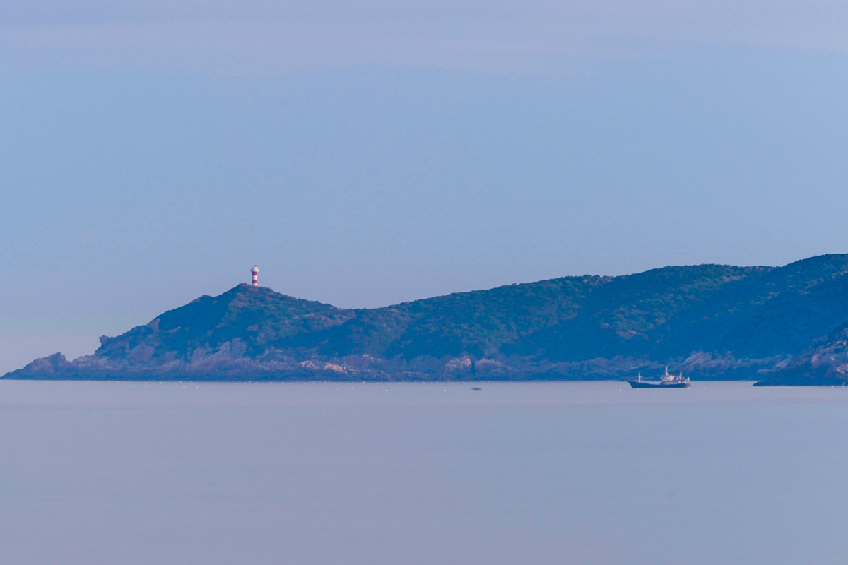 温州平阳月亮湾冬日海边