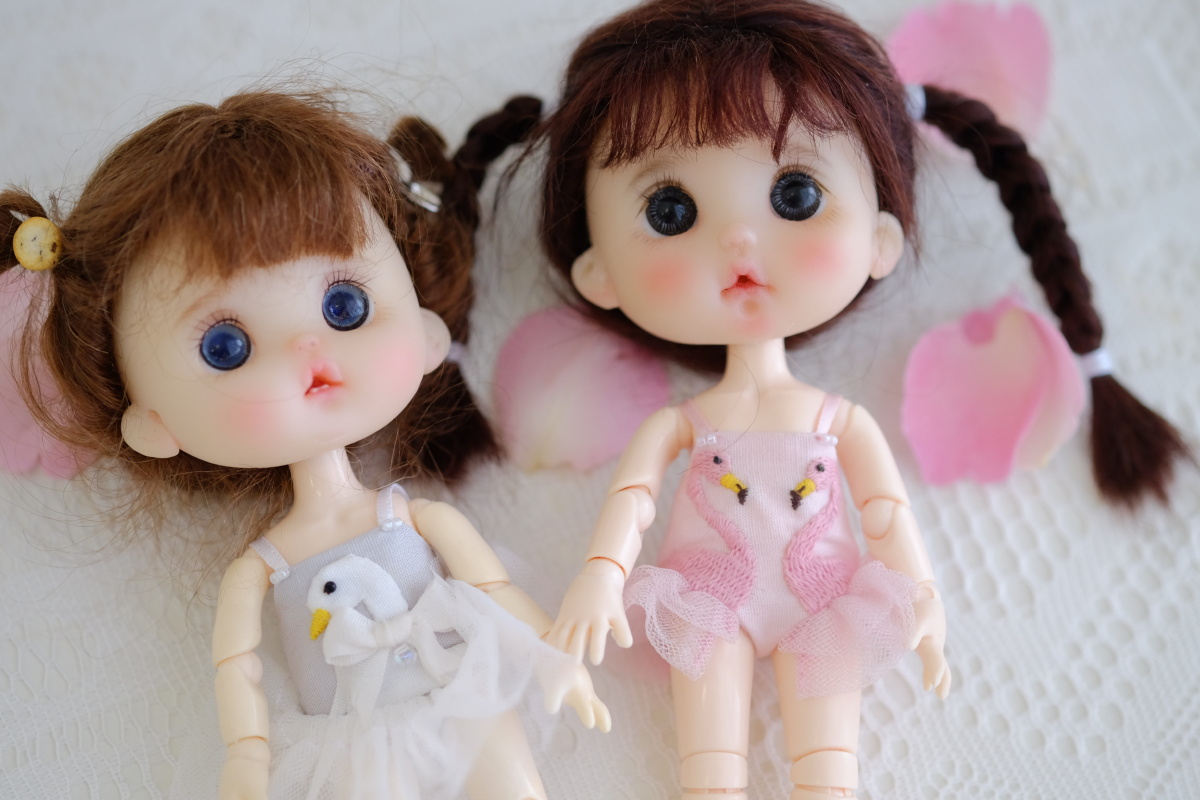 穿泳衣的粘土人偶娃娃确实是小可爱了