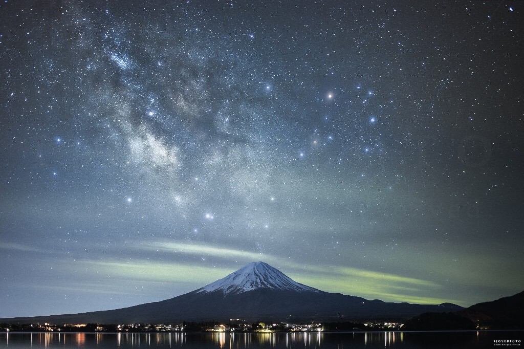 Milky Way over Mt. Fuji