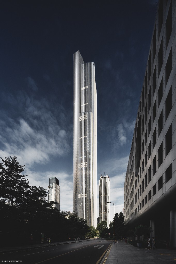 East Tower Shines Bright Like a Diamond