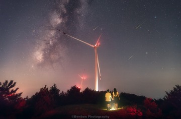 大寺尖七夕夜