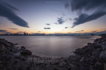 瓯江北岸
