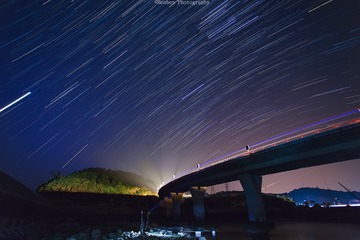 洞头龙湾大桥星轨