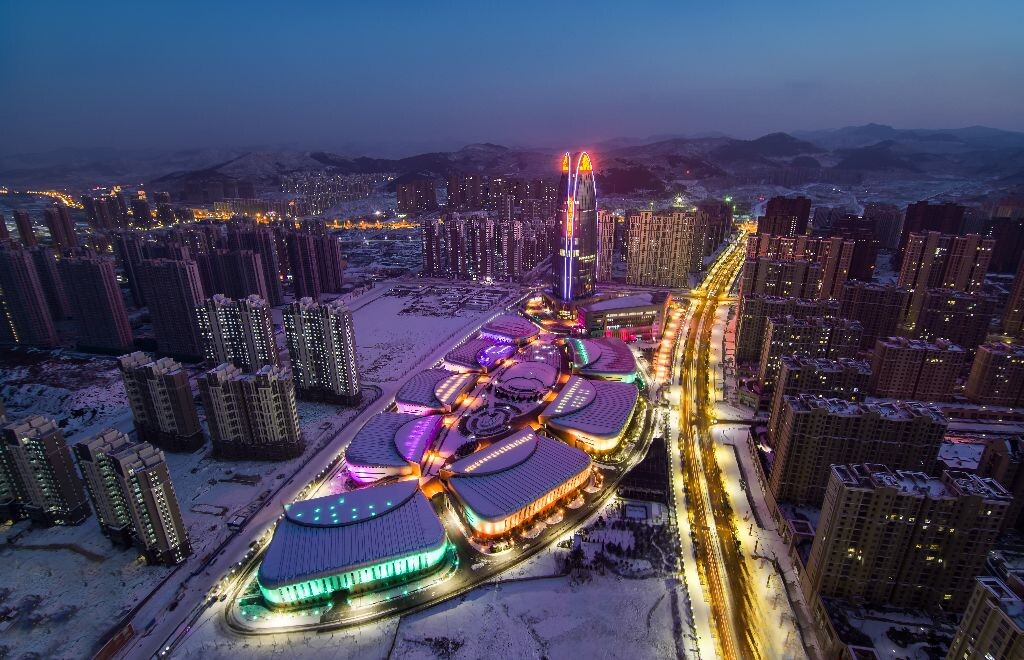 30年以来济南最冷天，在44层高的楼顶等夜幕降临，怎一个酸爽了得