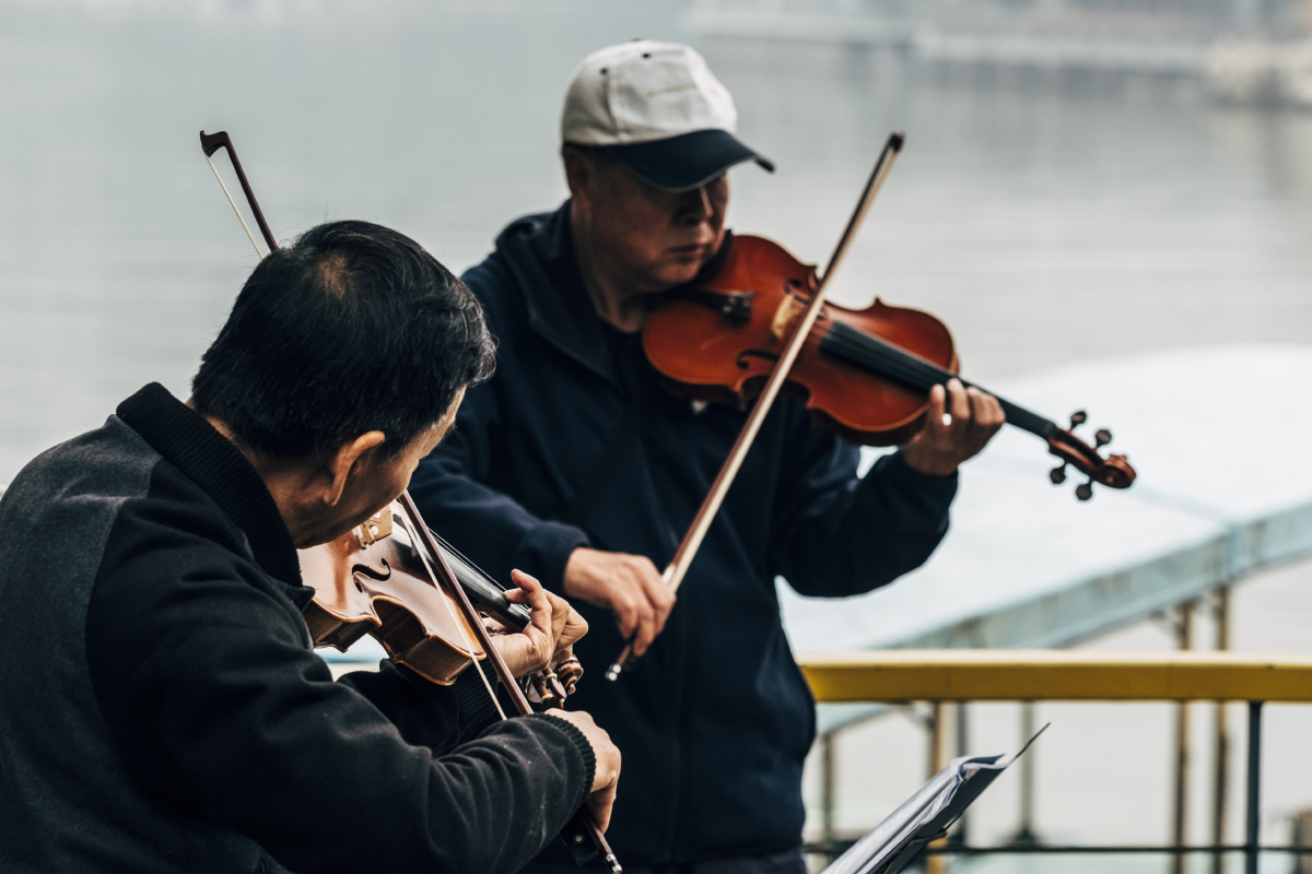 我在街头2017——演奏小提琴的人