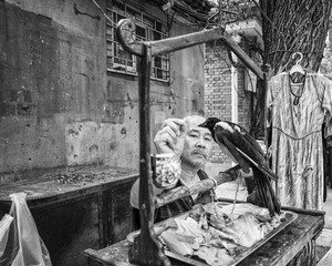 胡同里养喜鹊的老人