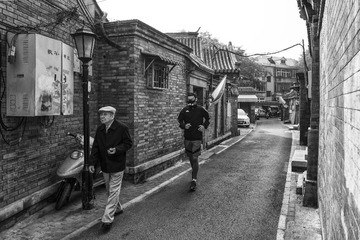 胡同里的健身差异