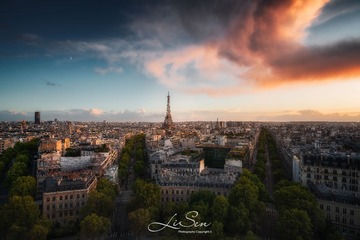 《巴黎夕照》
