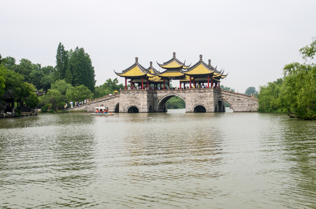 五亭桥瘦西湖扬州