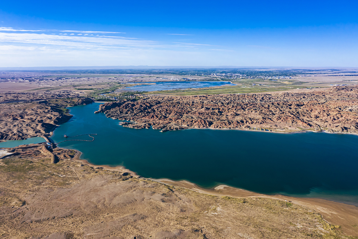 金塔鸳鸯池水库 - 一铁方泓