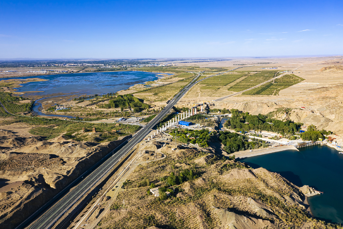 金塔鸳鸯池水库 - 一铁方泓