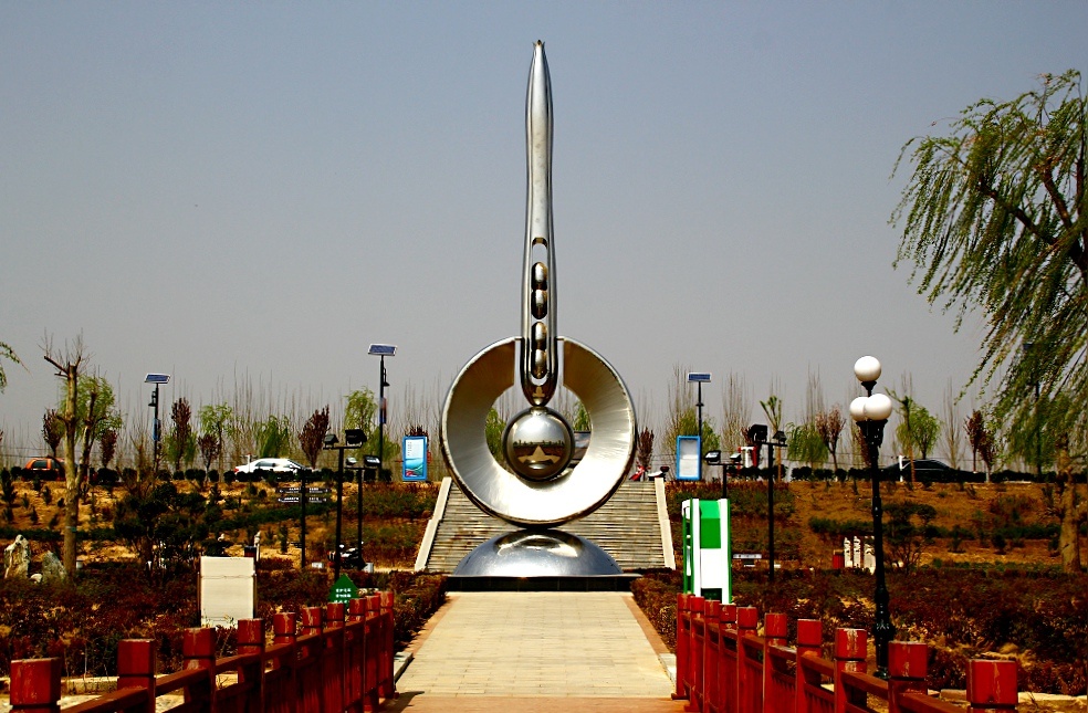 渭南市大荔县同洲湖美景