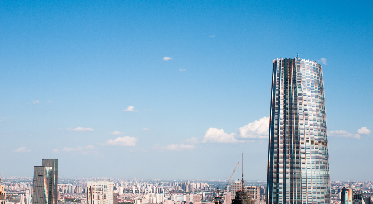 200米天台上天津的日与夜