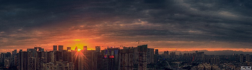 梦幻日落