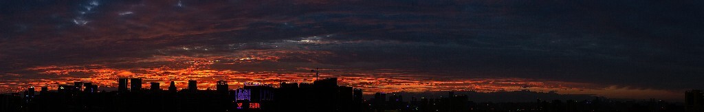红霞一线
