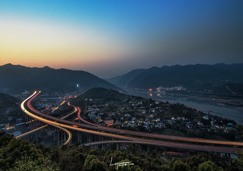 夕阳西下