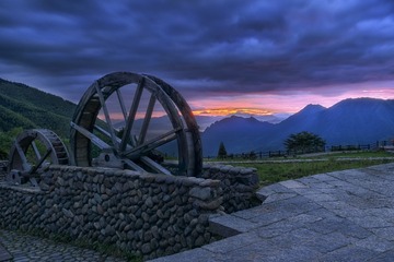 农村里的早晨