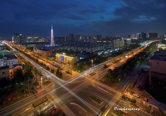 夜幕下的宿豫